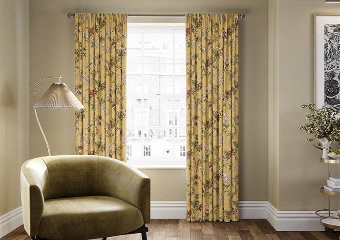 Orientalis, Saffron - Made to Measure Curtains - Image 3